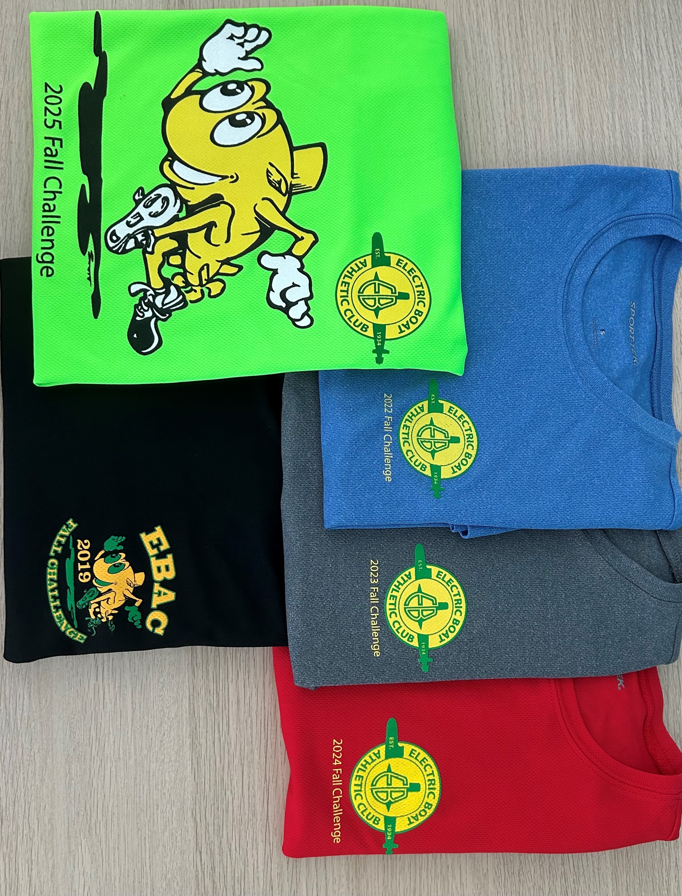 EBAC Fall Challenge T-Shirt Options